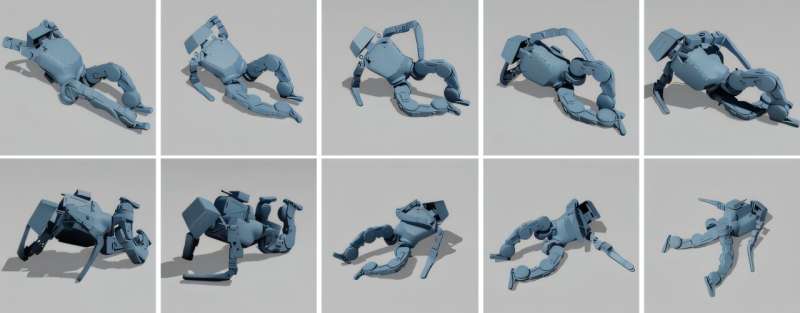 Disney teaches a robot how to fall gracefully and make a soft landing